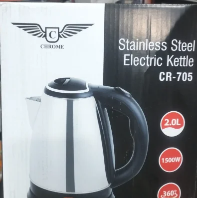 CHROME CR-705 Stainless Steel Electric Kettle - image 7