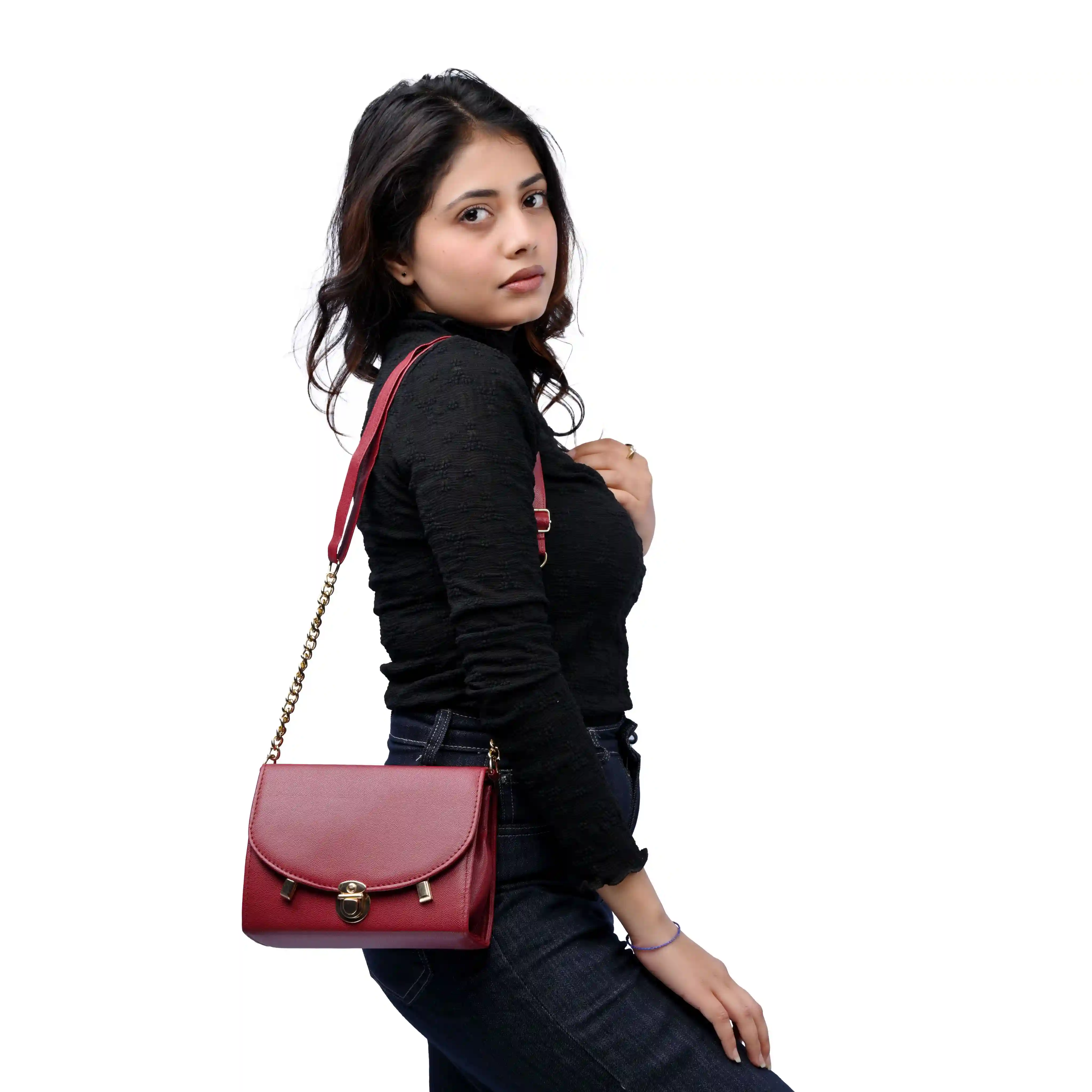 Double Chain Side Bag for Ladies - image 2