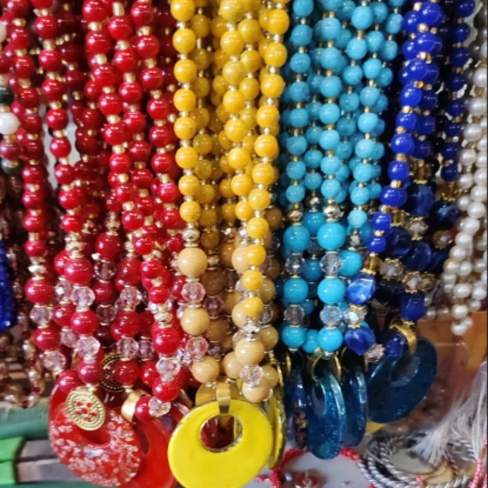 Vibrant Multicolor Beaded Pendant Necklaces – Handcrafted Artisan Collection - image 2