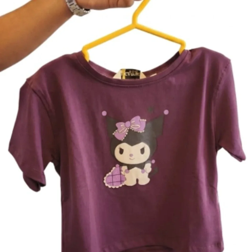 Premium Girls Cartoon Character Graphic Half Sleeve T-Shirt - image 3