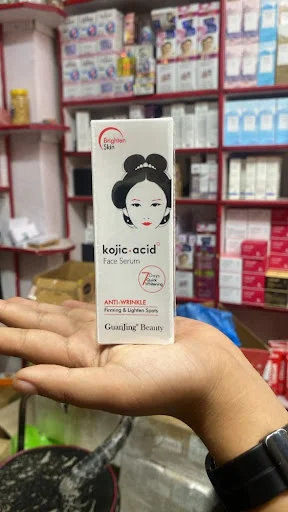 GuanJing Beauty Kojic Acid Face Serum - Anti-Wrinkle & Brightening Skin - image 2