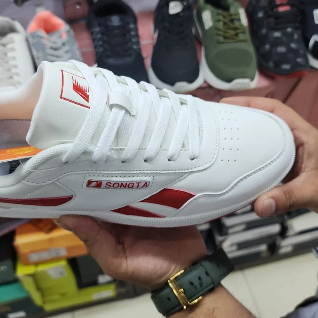 SONGTA White & Red Athletic Shoe - image 2