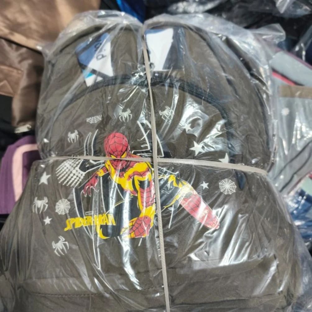  Dual-Compartment Character Backpack with Red Accents - image 4