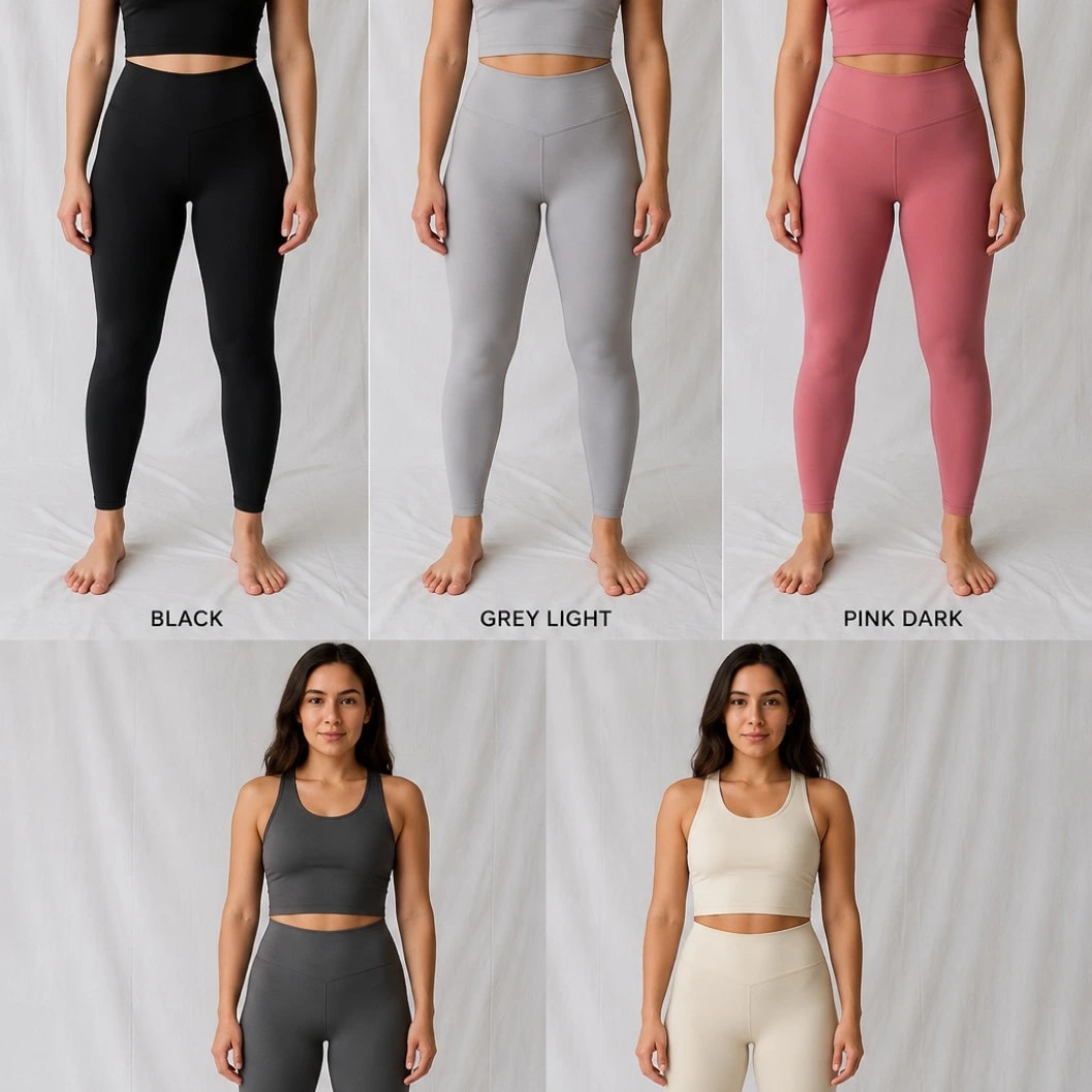 Women's High-Waist Gym Leggings - image 2
