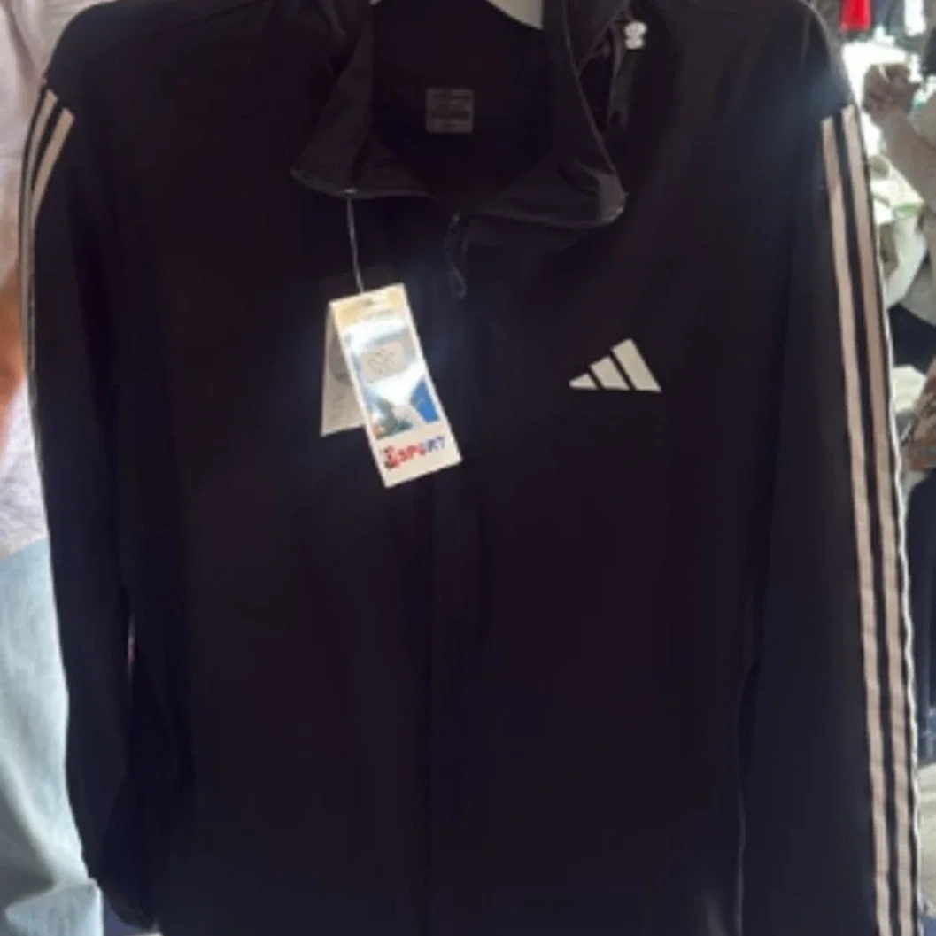 Adidas Sportswear Full Zipper Hoodie Jacket - Black - image 2