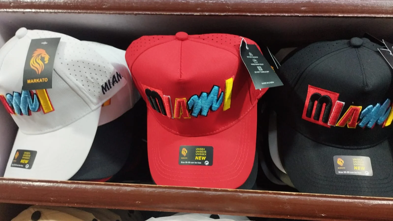  Miami Laser-Perforated Performance Baseball Cap – Vice Style Embroidered Hat - image 2