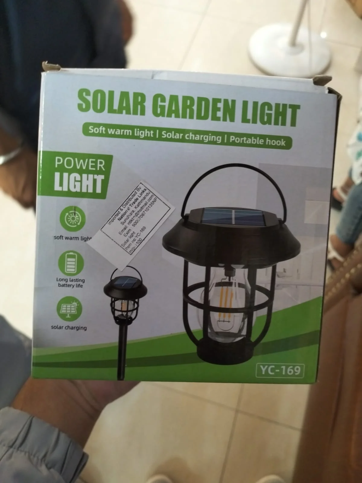 YC-169 Solar Garden and Pathway Lantern Light - image 2