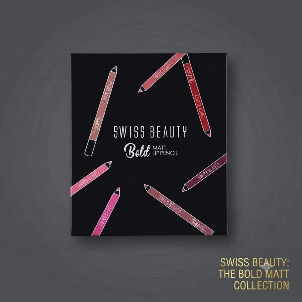 Swiss Beauty Bold Matte Lip Pencil Collection-12 pieces  - image 2