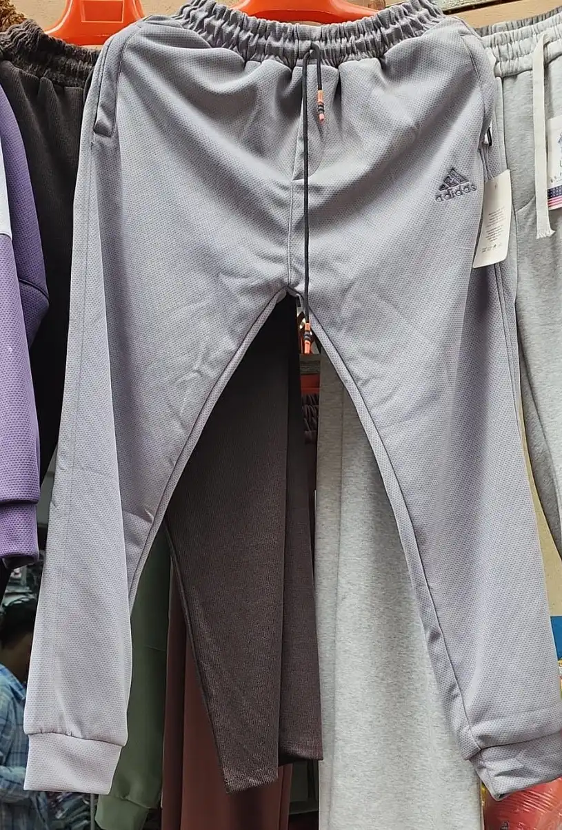 Adidas Light Grey Jogger Pants - image 2