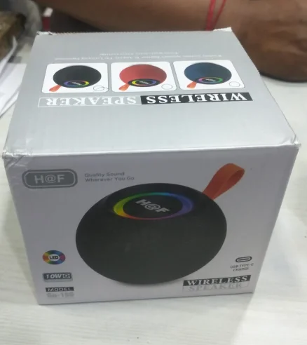 H@F HBS-108 Wireless Speaker (10W, LED Light, TWS) - image 7