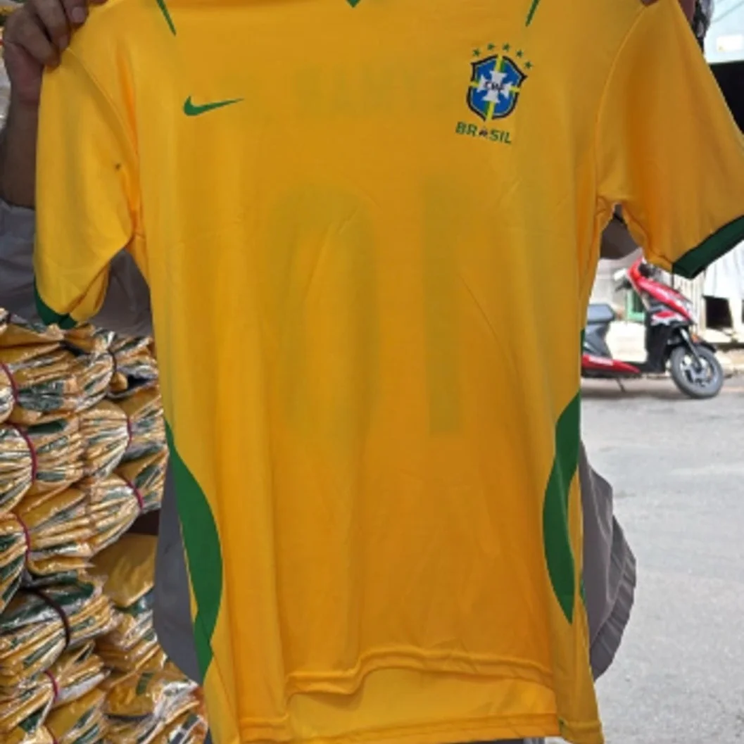 Brazil #10 Neymar Jr. Fan Edition Soccer Jersey - image 3
