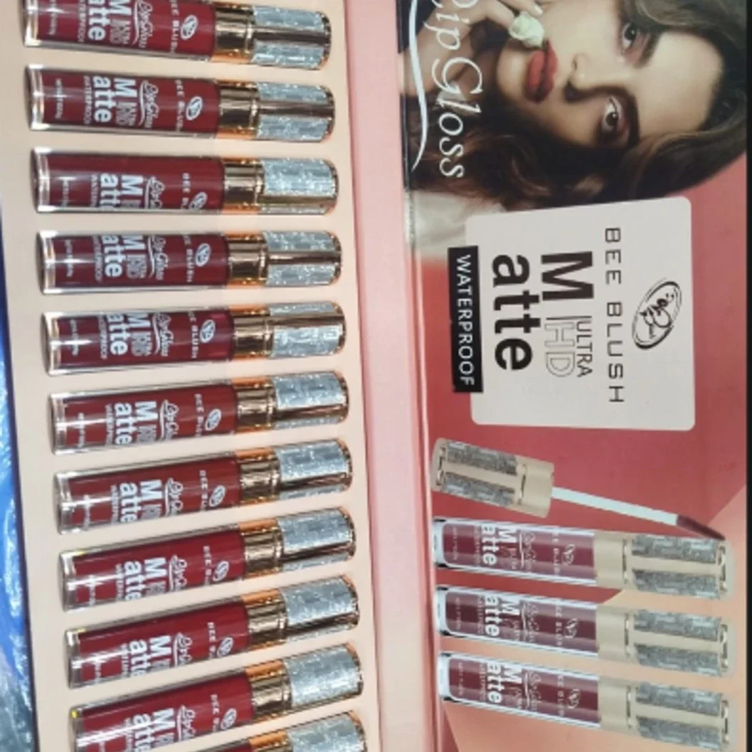 Bee Blush Ultra HD Matte Waterproof Lip Gloss Set-MultiColour - image 2