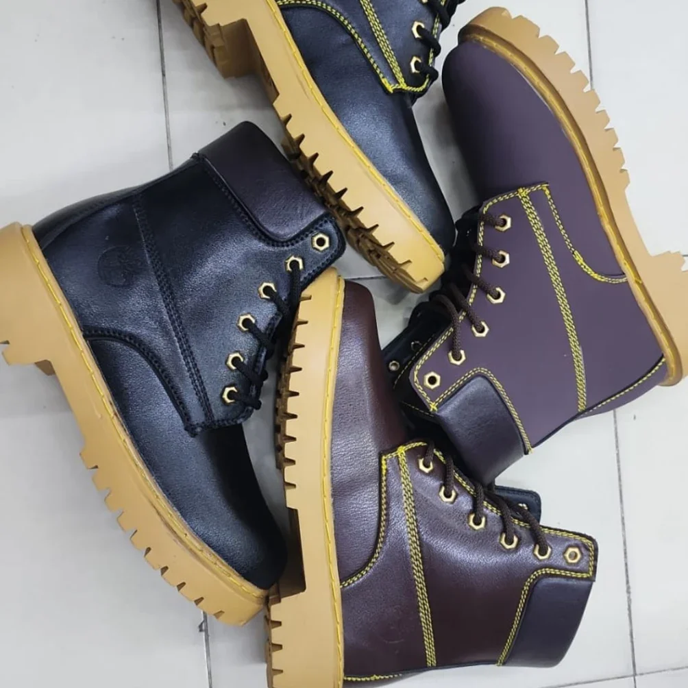 Timberland boot ..Classic Men's Leather Ankle Boots | Premium Lace-Up Casual & Outdoor Boots - image 3