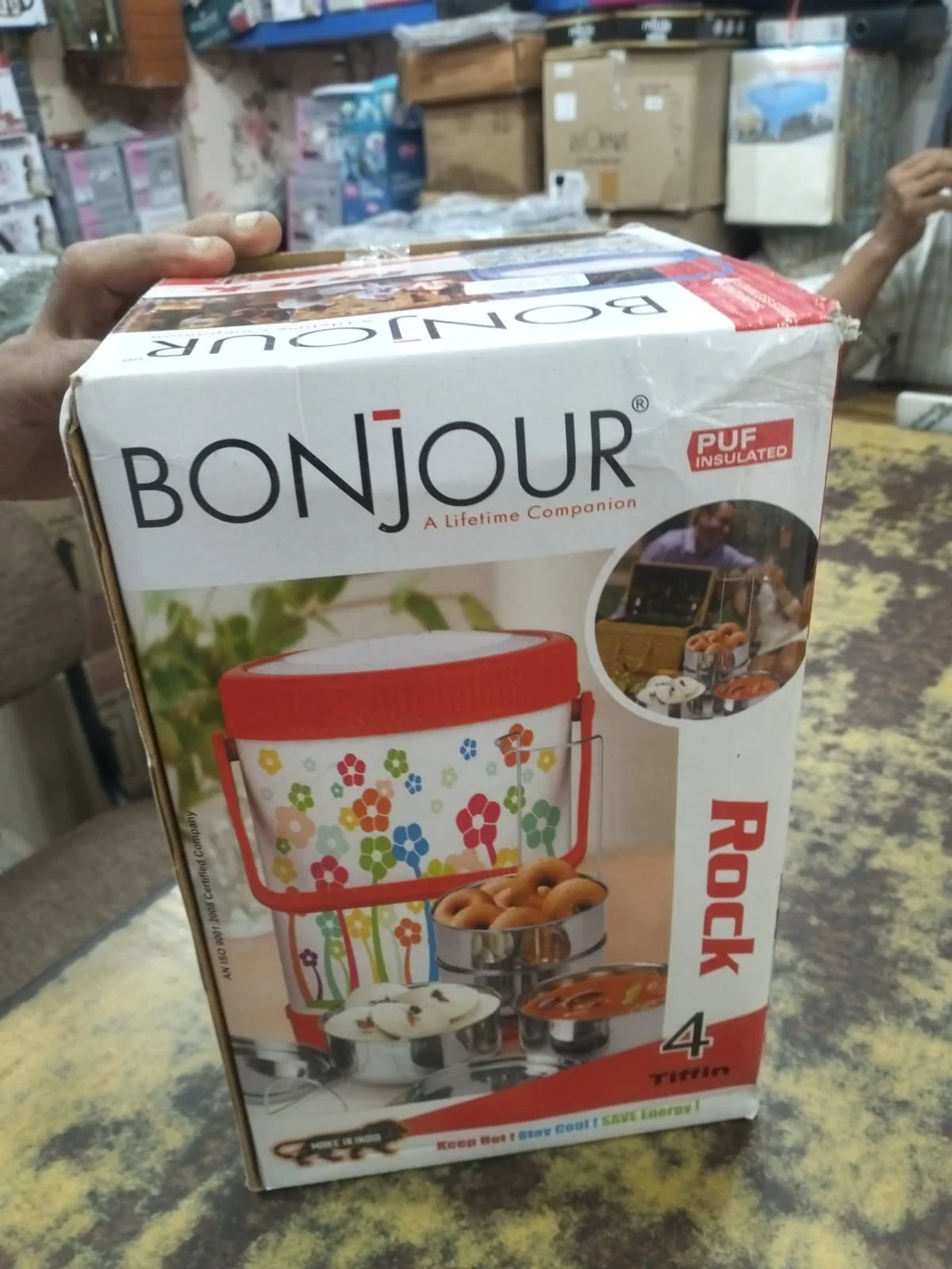 Bonjour Rock 4 Insulated Tiffin Box - image 2