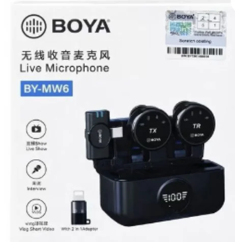 BOYA Wireless Live Microphone – Professional Wireless Mic Price in Nepal - image 2
