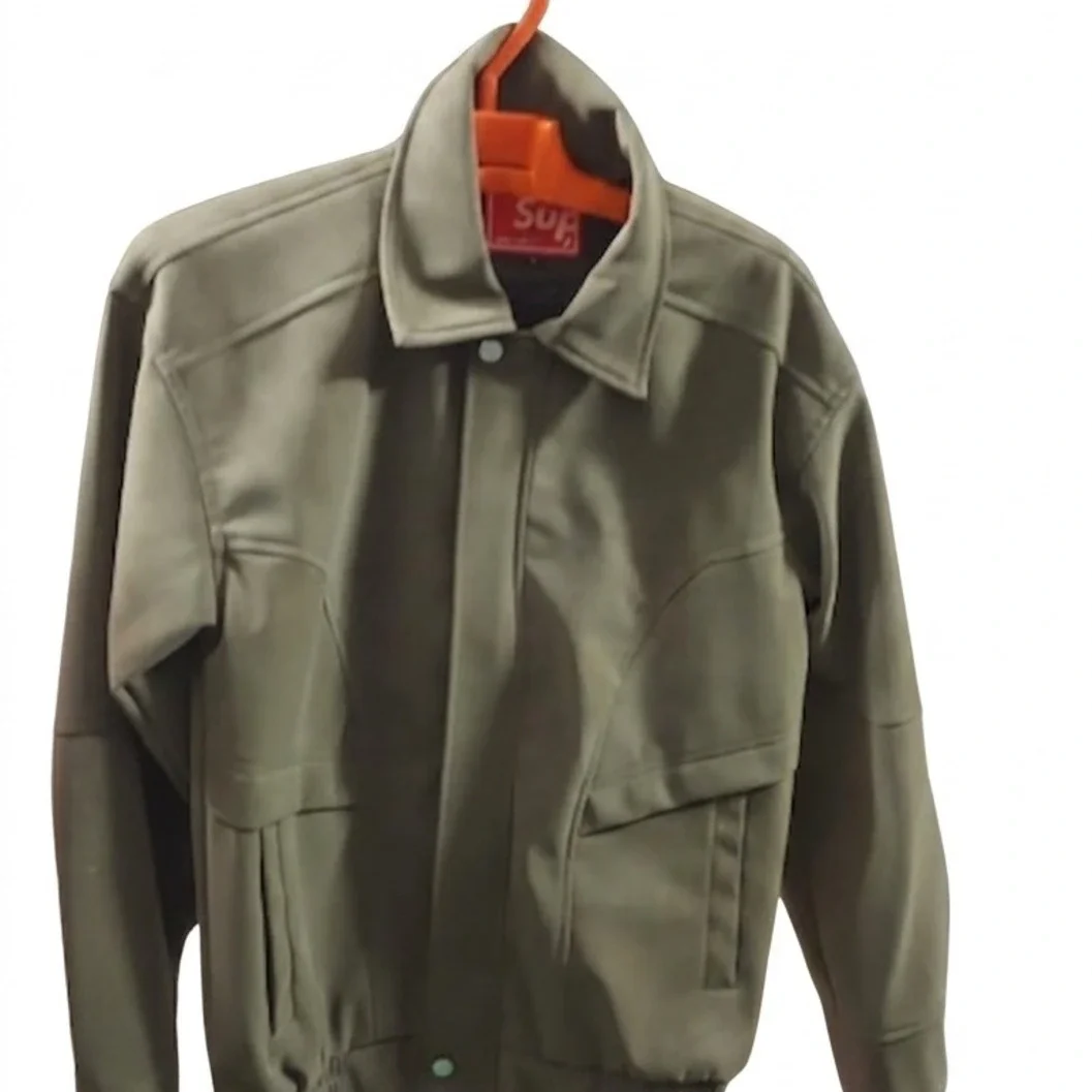 Khaki SUP Collared Jacket - image 2
