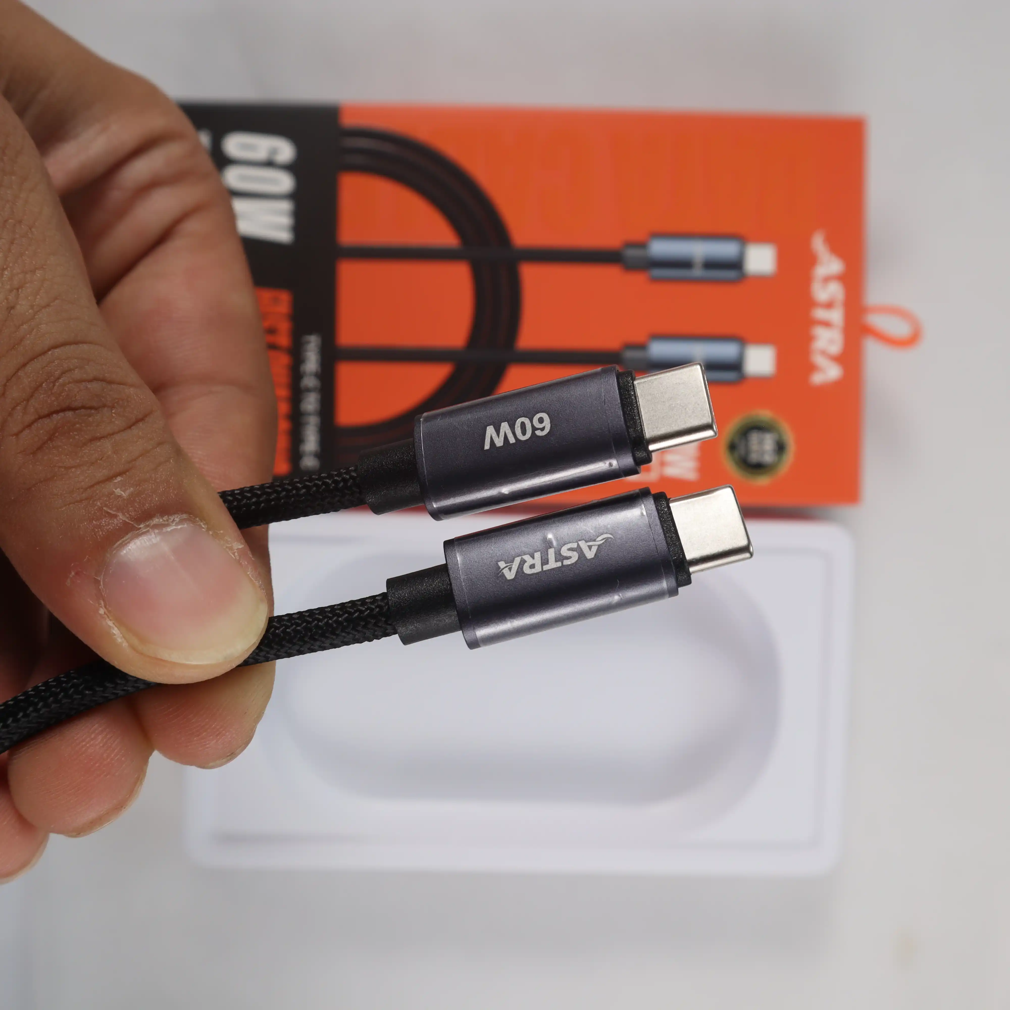 Type C-C 60W DATA CABLE -  C To C Cable - image 2