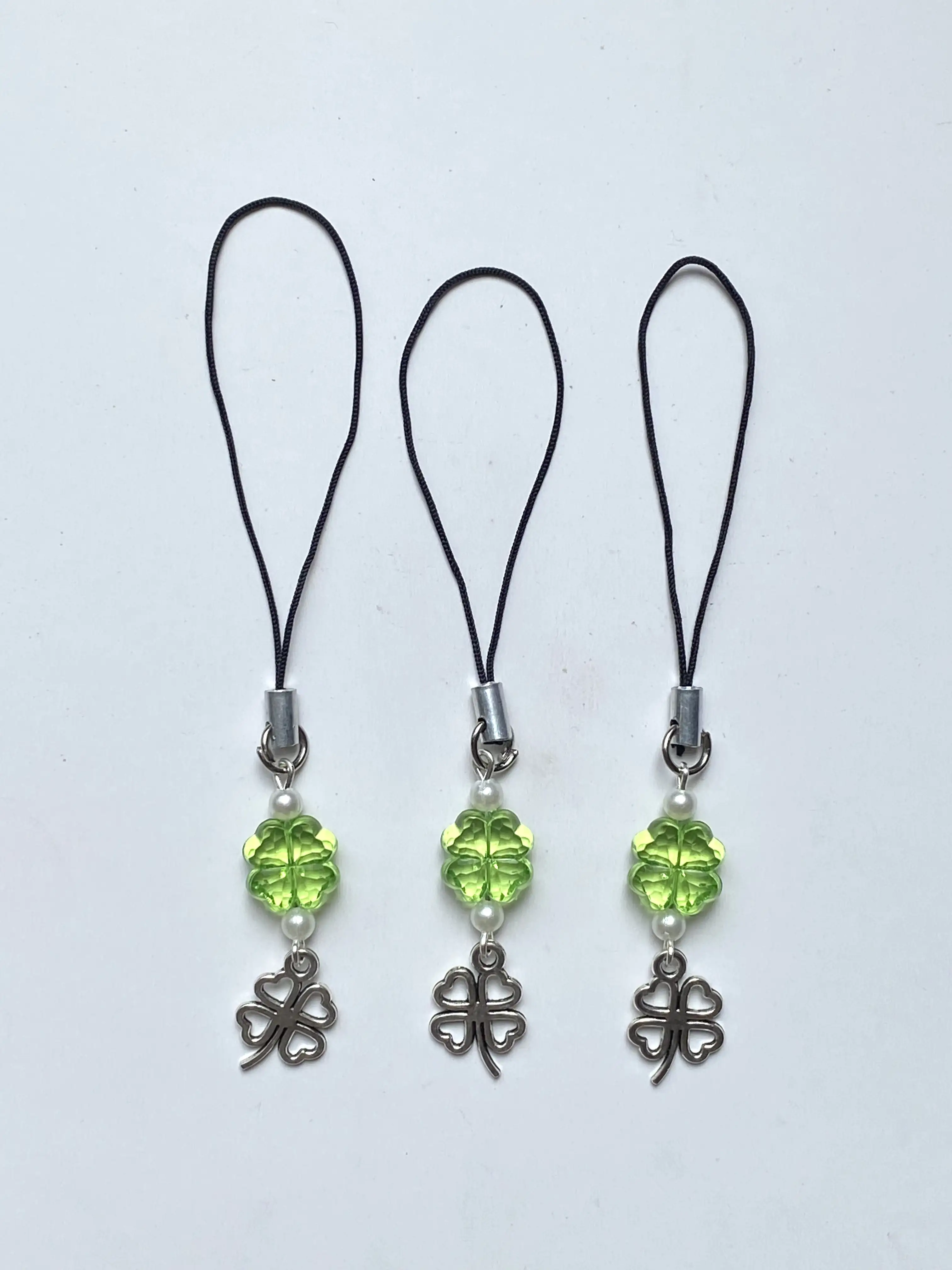 Phone Charm. Cute Clover Phone Strap. Mobile Accessories. - image 3