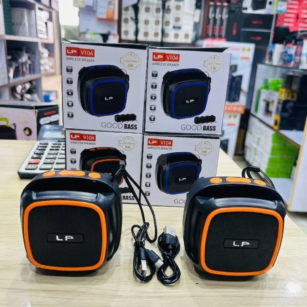 LP V104 Portable Wireless Speaker - 5W Loud Stereo & Good Bass - image 2