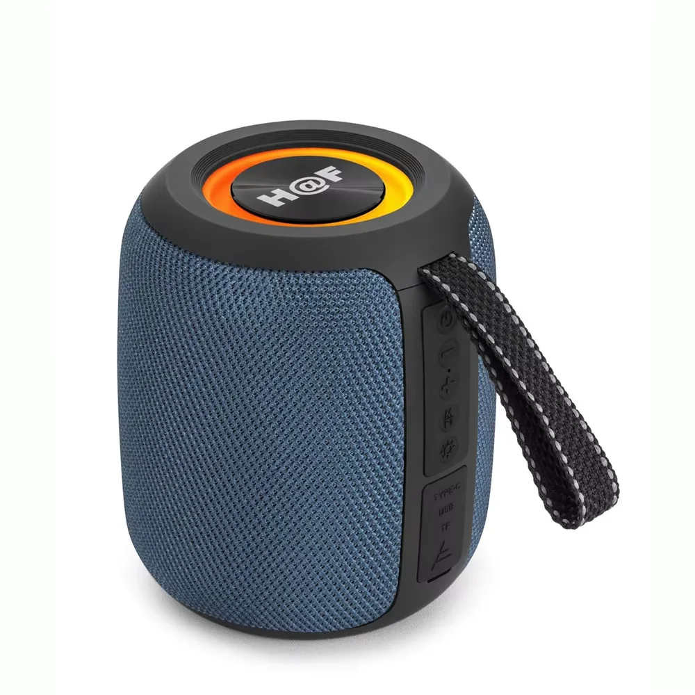  HF-F105 portable wireless Bluetooth speaker in blue - image 7