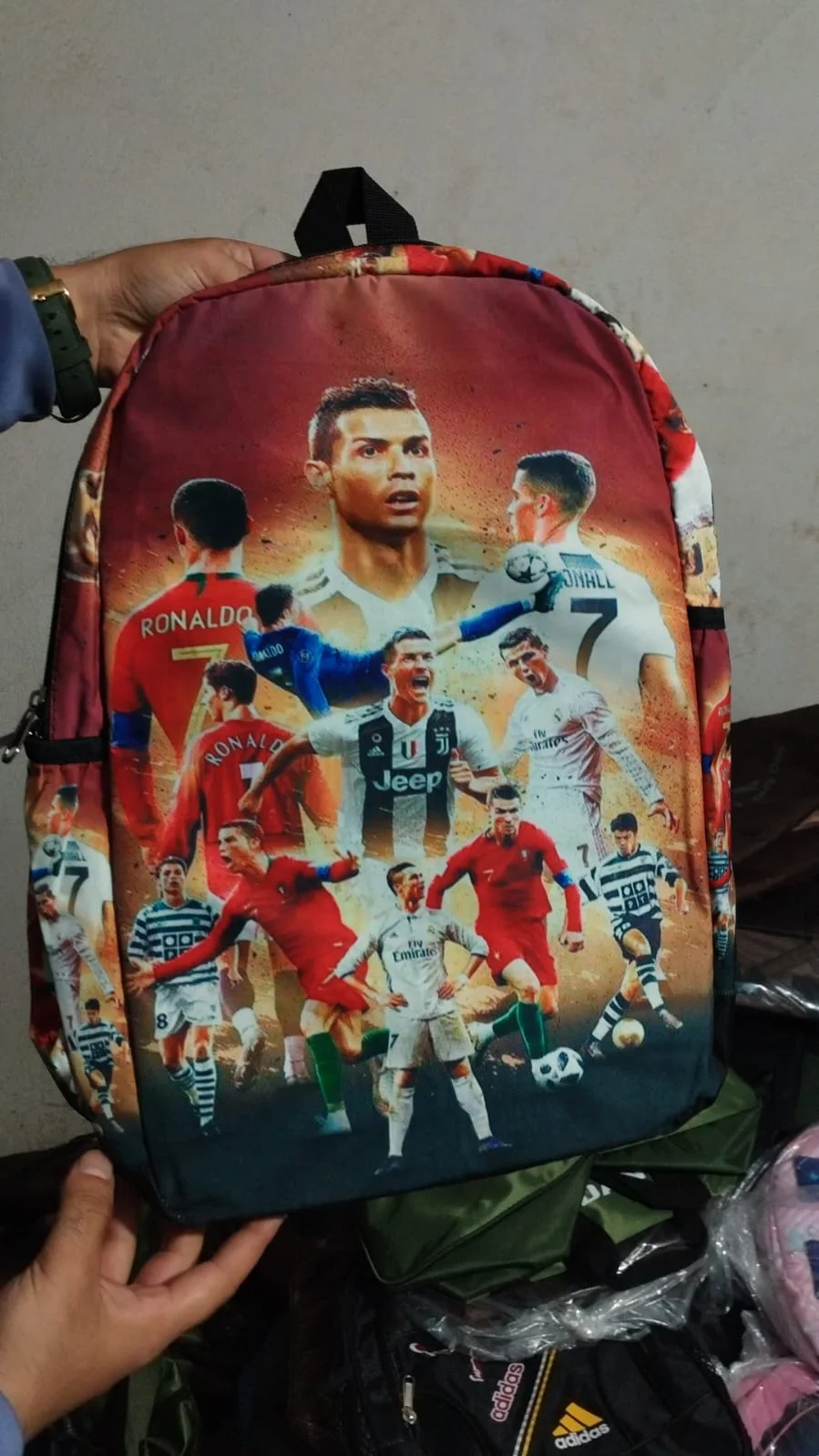 Cristiano Ronaldo Multi-Team "CR7" Football Legend Graphic Backpack - image 2