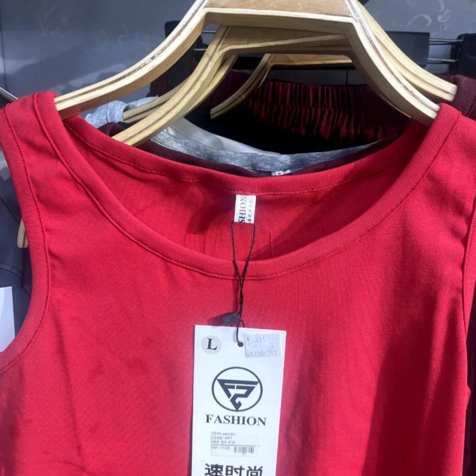 Women's Premium Ribbed Sleeveless Tank Top - image 3