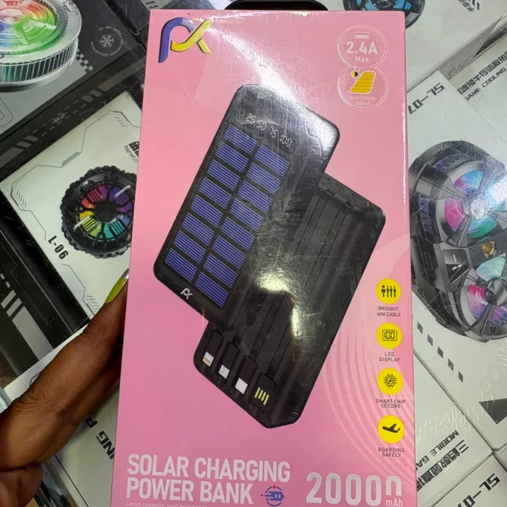 Yosonda Solar Charging Power Bank 20000mAh (Model: S-20) - image 2