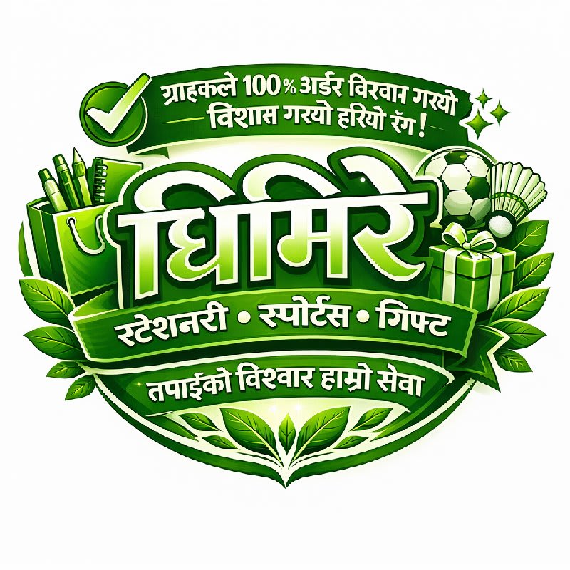 Ghimire Stationary Sports Gift Shop Logo