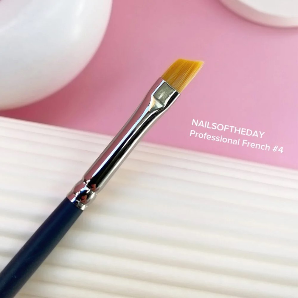 NAILSOFTHEDAY Professional French #4 - pędzelek do french'a oraz cieniowania
