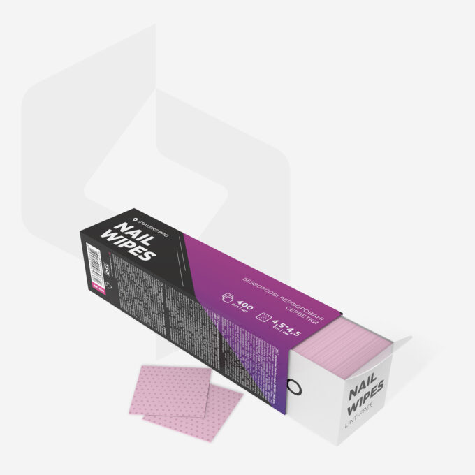 Perforowane waciki STALEKS WE-400 bezpyłowe EXPERT (400 szt)