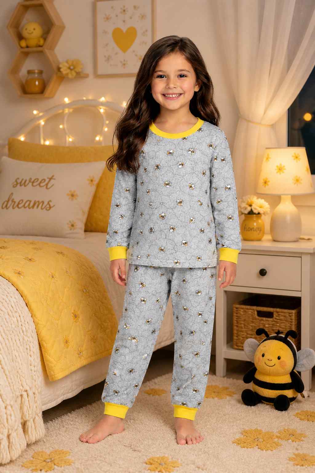 Pijama infantil Pijama Abelhinhas da Pijamas Luneé