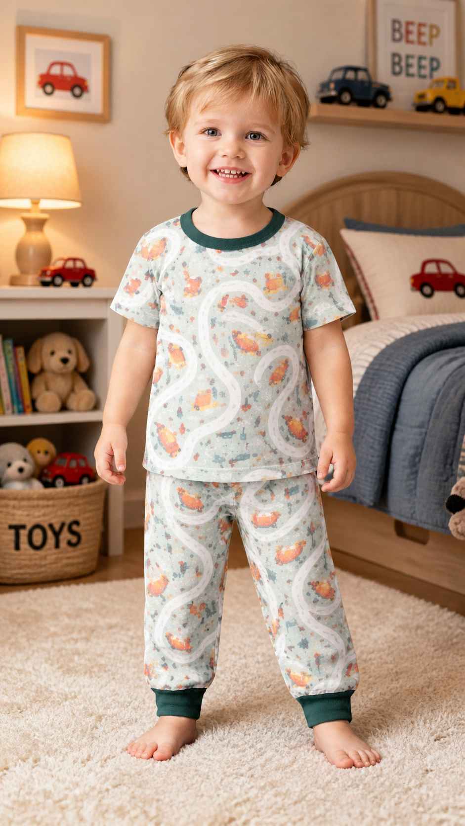 Pijama infantil Pijama Carrinhos da Pijamas Luneé
