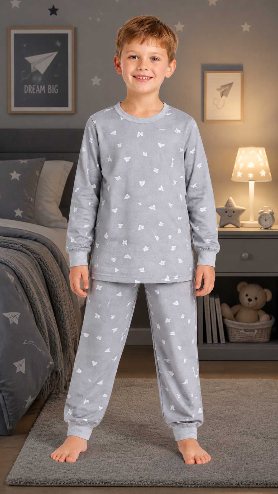 Pijama infantil Pijama Avião de Papel da Pijamas Luneé