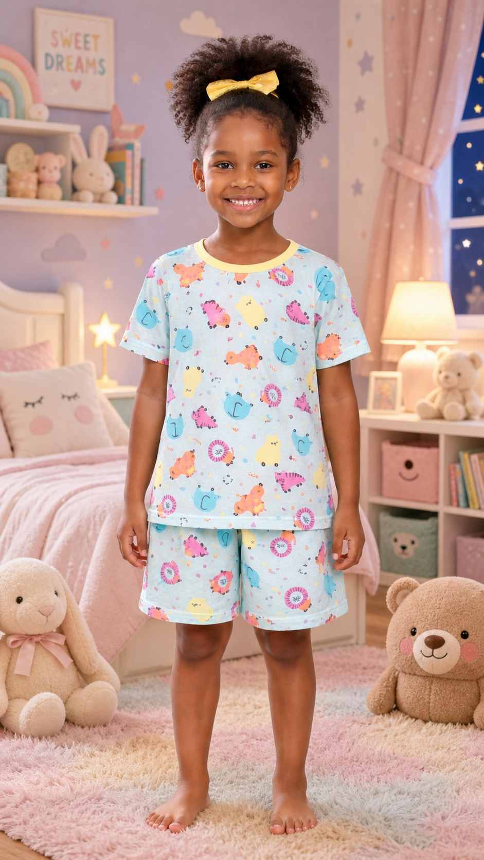 Pijama infantil Pijama Selva Sobre Rodas da Pijamas Luneé