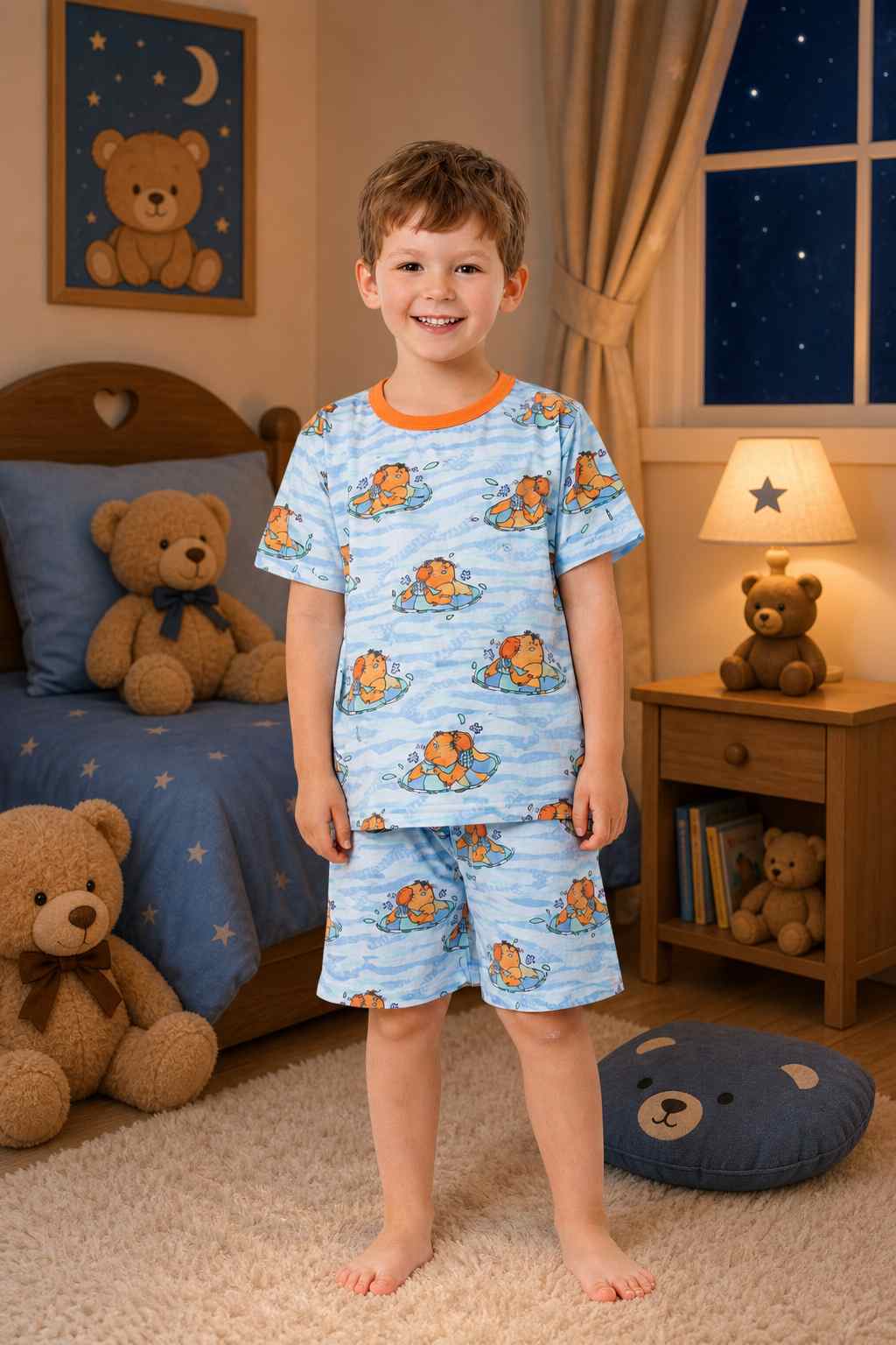 Pijama infantil Pijama Capivara Surf da Pijamas Luneé