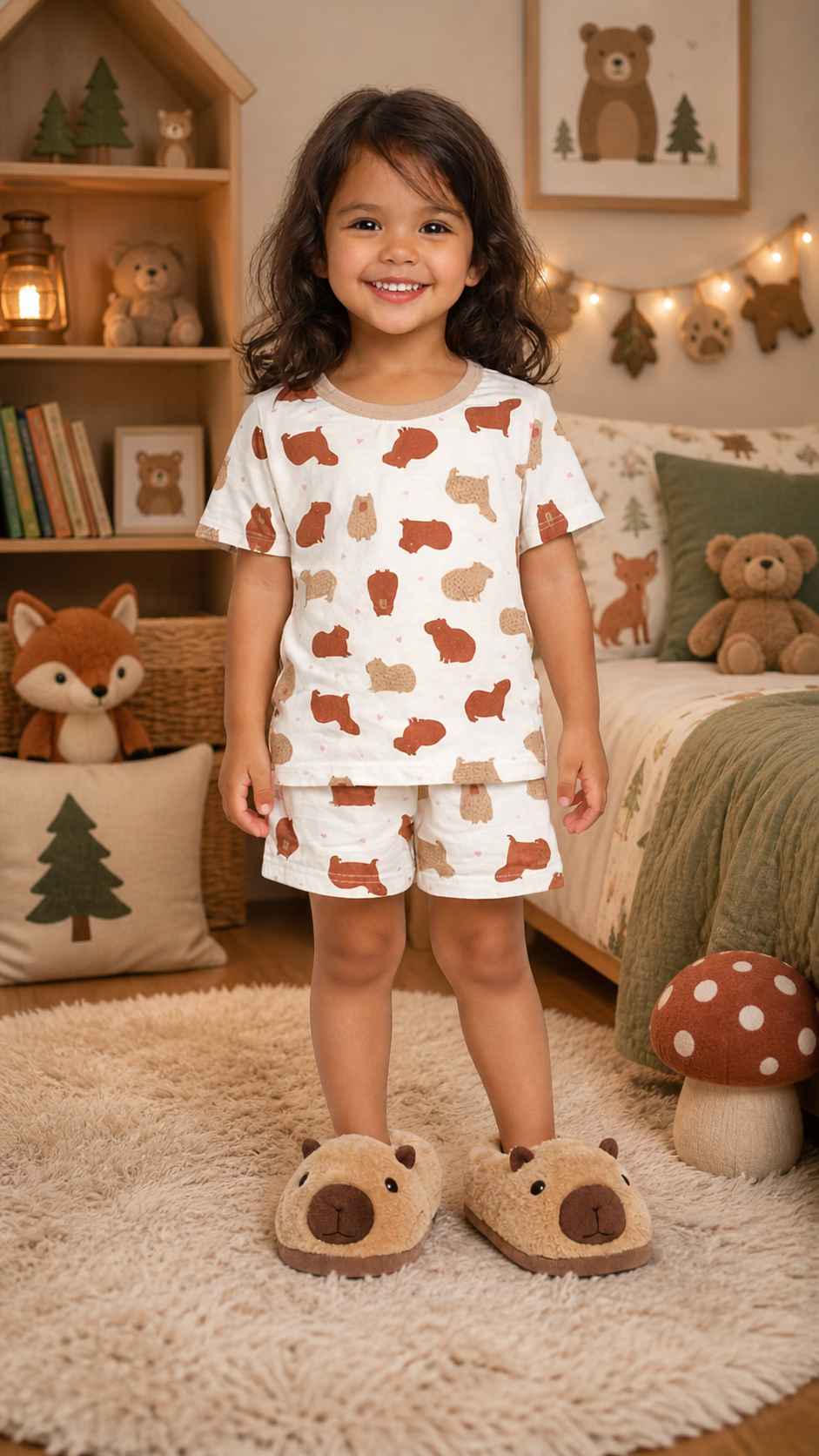 Pijama infantil Pijama Capivara Fofa da Pijamas Luneé