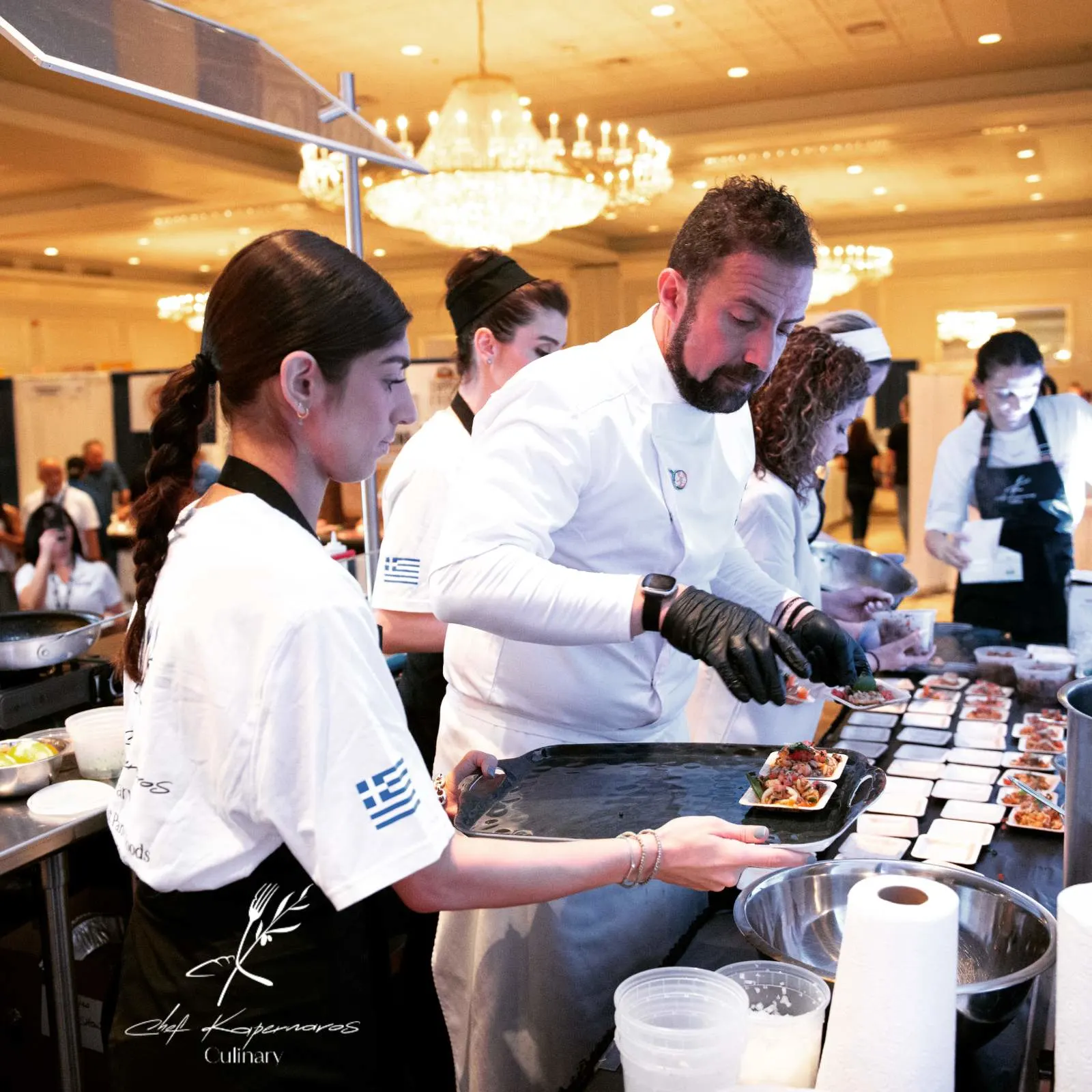 Chef Kapernaros service section animated picture 1