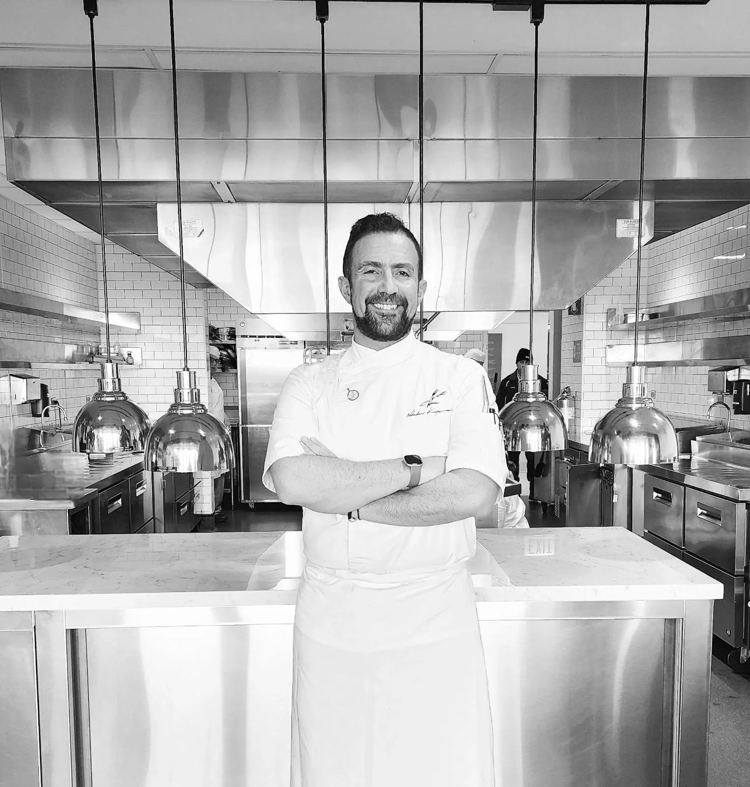 Chef Kapernaros bio picture on homepage