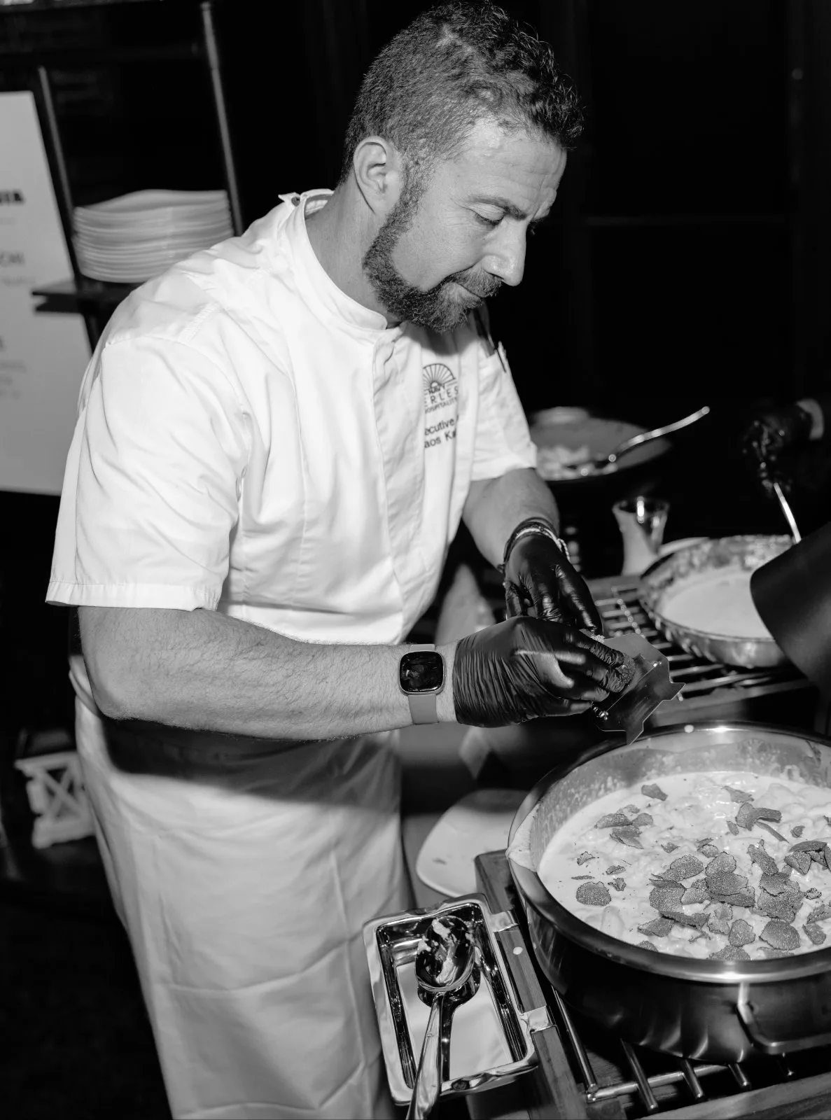 Chef Kapernaros chef table section animated picture 4