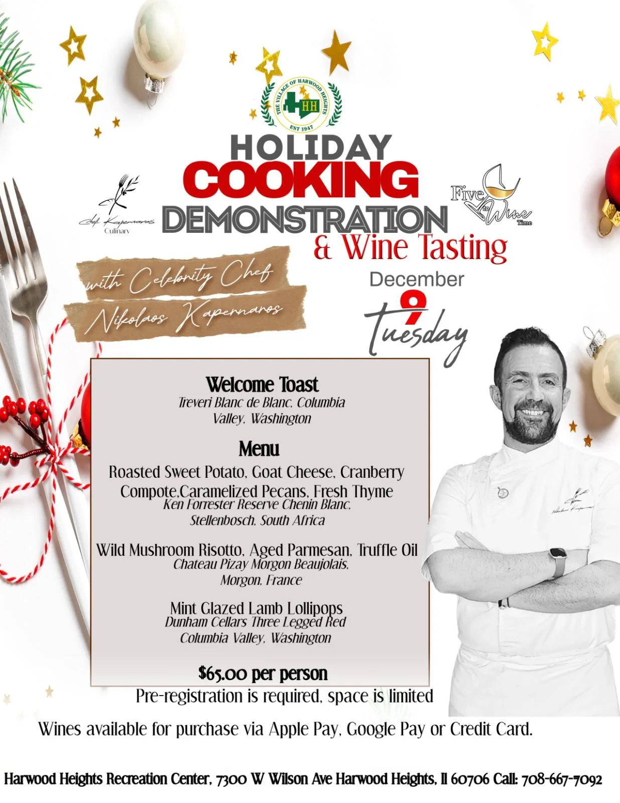 Chef Kapernaros popup picture