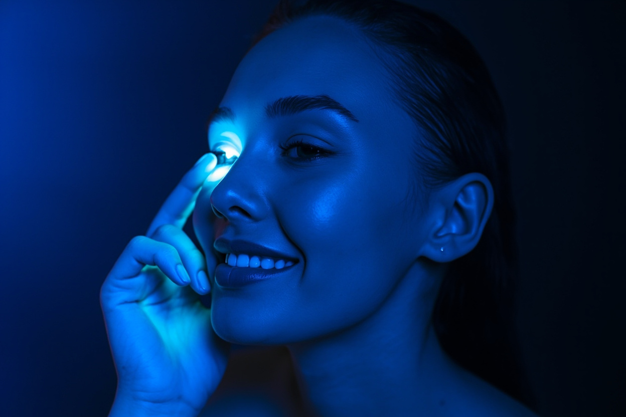LED Light Therapy For Acne Why Blue Light Works
