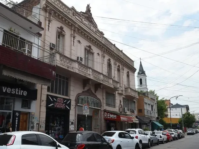 Vista del centro de Banfield, Partido de Lomas de Zamora