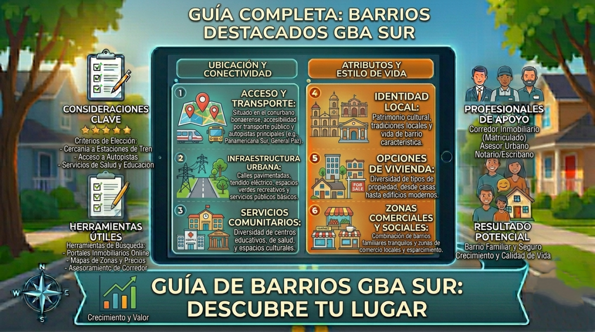 imagen de artículo: guía de barrios GBA Sur