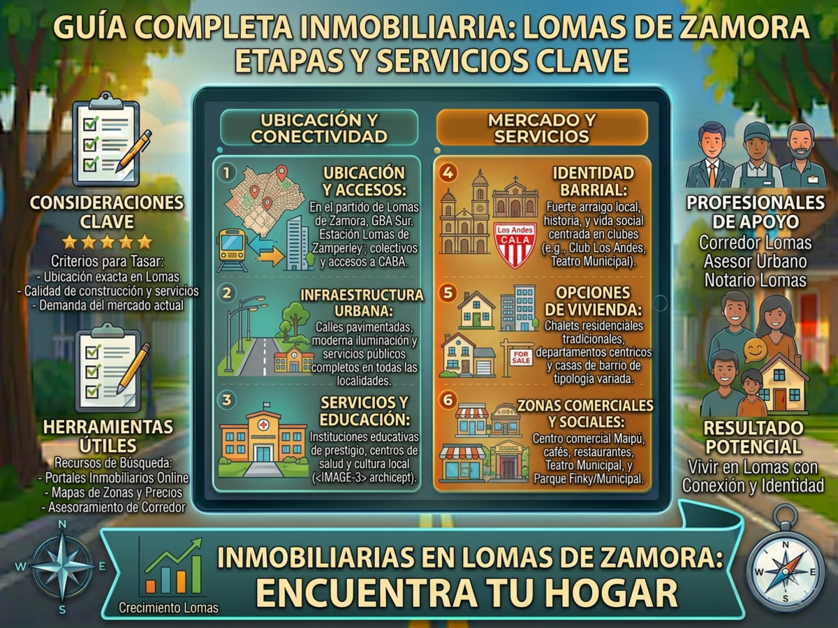 imagen de artículo: mercado inmobiliario en Lomas de Zamora
