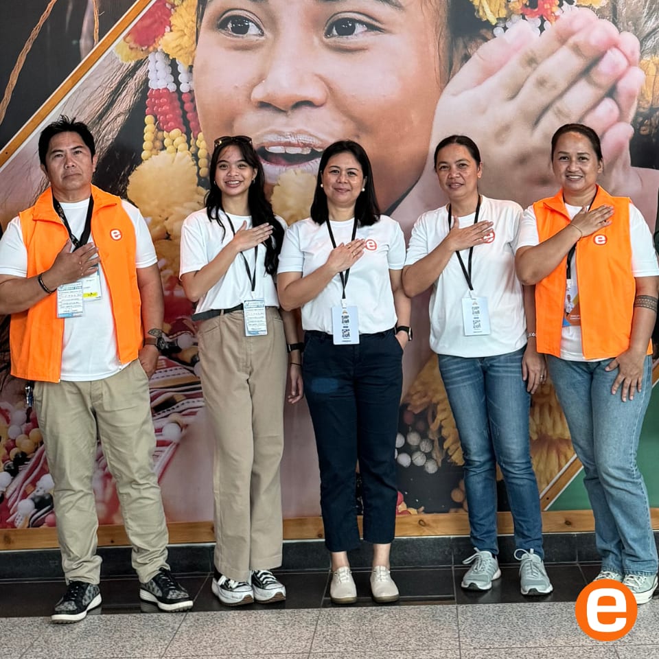 etours staff in davao airport arrival hall
