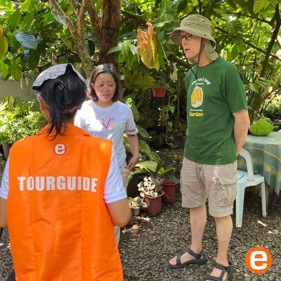 Etours guests engaging at Davao Durian Challenge tour