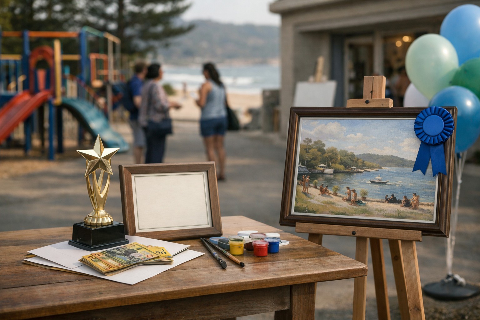 Mackellar Girls student Mia Nethery wins Out Front 2026 People’s Choice award after 1,344 votes at Manly Art Gallery & Museum