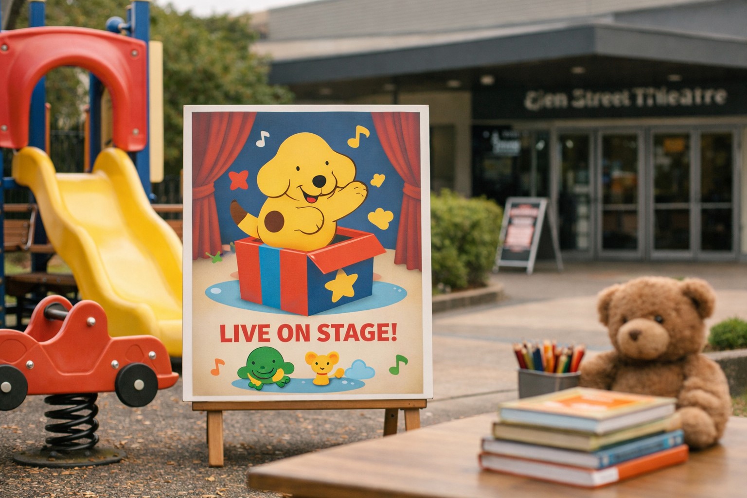 Spot live show to play Glen Street Theatre on 27–28 May, with four performances scheduled