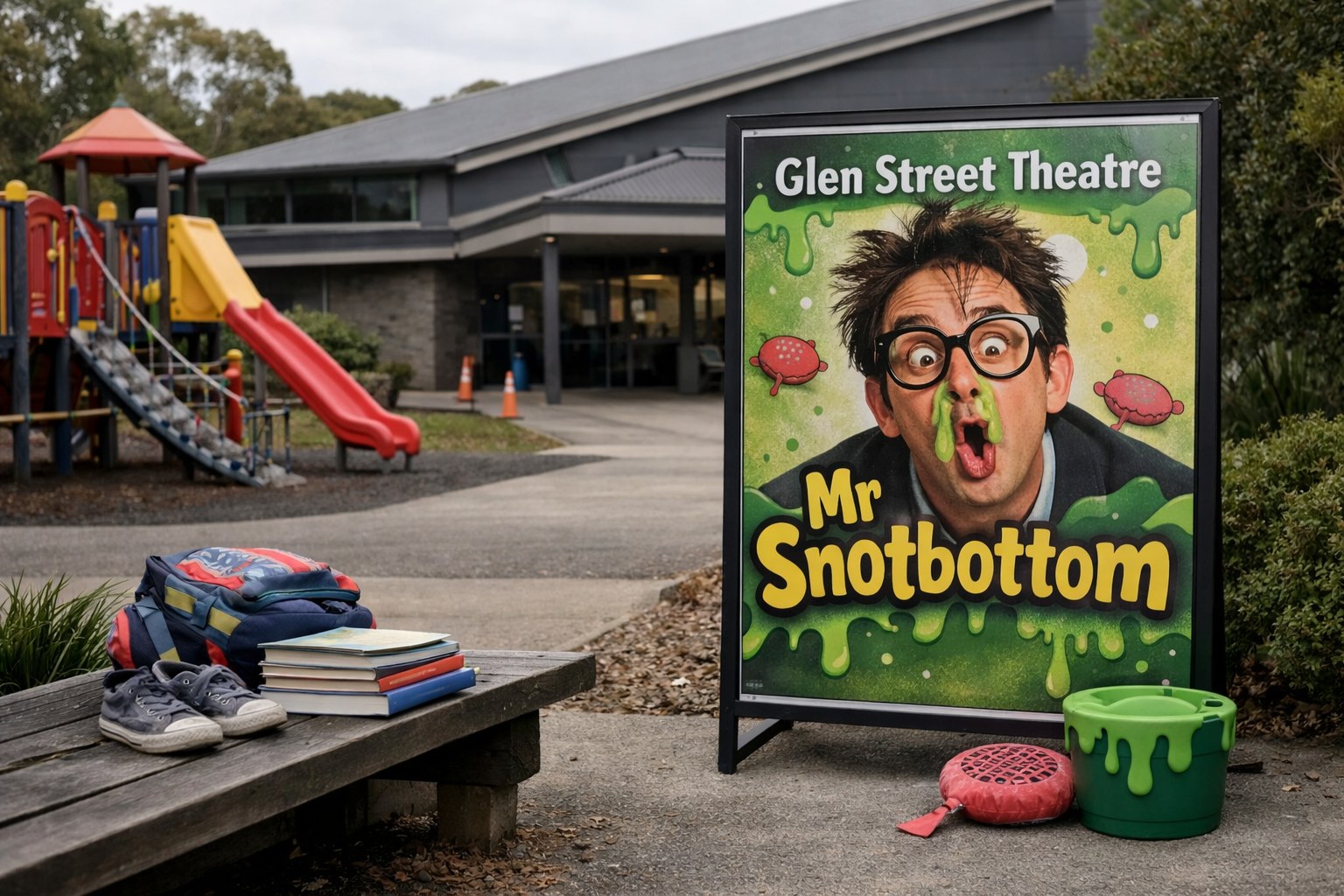 Mr Snotbottom school holiday show set for April 16 at Glen Street Theatre