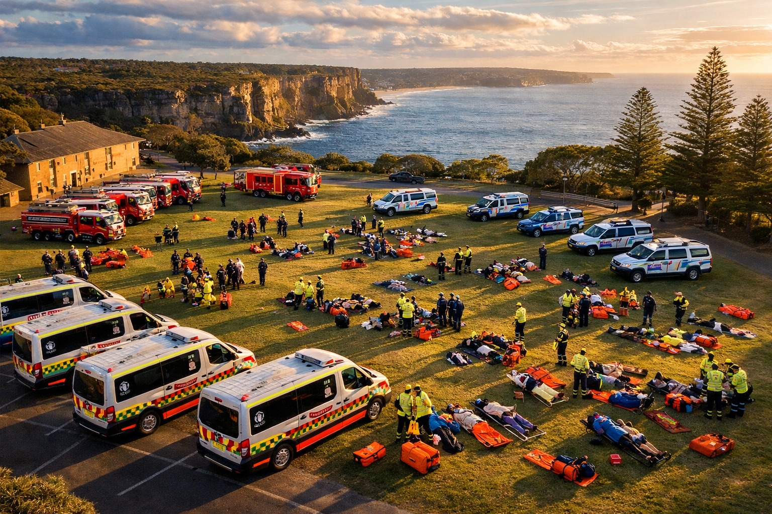 Emergency Services Unite at North Head for Major Mass Casualty Drill